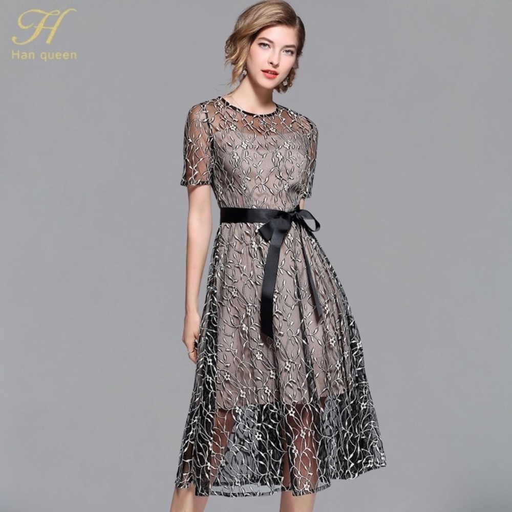 High quality European women dress